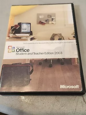 Microsoft Office 2003 Student And Teacher Edition (Retail)  • $9.67