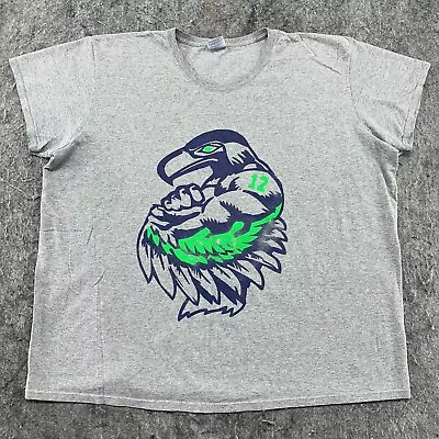 VTG Seattle Seahawks Shirt Womens 2XL Logo Graphic Print Short Sleeve Y2K • $3.98