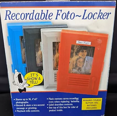 RECORDABLE FOTO-LOCKER. NEW! (Wear To Box). Photos & Voice Recordings. FREE SHIP • $16.99