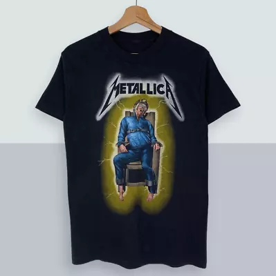 RARE Vintage 1985 Metallica Ride The Lightning Banned Tee T-Shirt • $8.99
