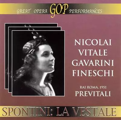 Spontini: La Vestale New Cd • $21.47