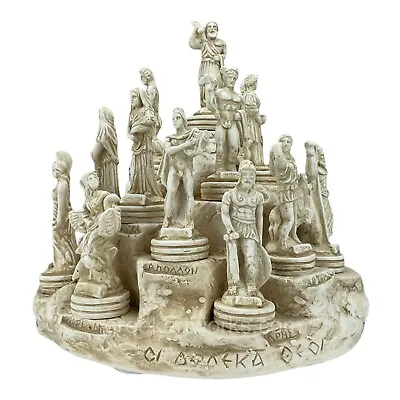 £74.78 • Buy SET 12 Twelve Greek Olympian Gods Pantheon Miniature Figure Statue Cast Stone
