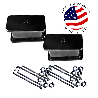 Ranger Lift  Rear 2  Fabricated Steel Blocks & U Bolts 1998-2011 Ford 4x4 4x2 • $65.59