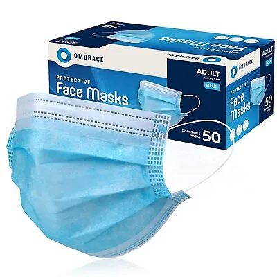 20/50/100 Pcs Disposable Face Mask Protective Non Medical 3-Ply Nose Mouth Cover • $15.98