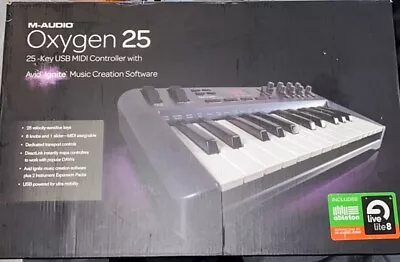 M Audio Oxygen 25- 25 Keys MIDI Controller Keyboard • $80