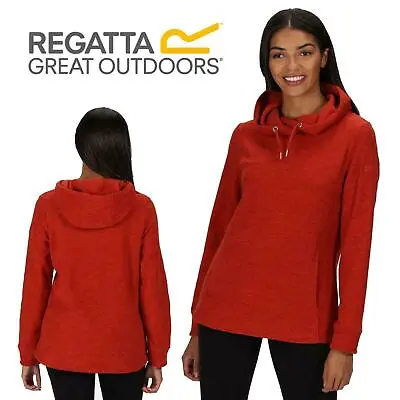 Regatta Kizmit II Hoodie Marl Fleece Jumper Sizes 8 To 20 • £12.99