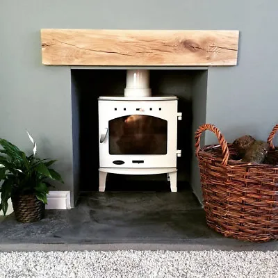 SOLID OAK BEAM Fireplace Mantle Shelf Air Dried Lintel Mantelpiece CONTEMPORARY • £9.51