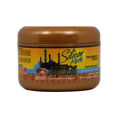 Silicon Mix Moroccan Argan Oil W/Macadamia Oil & Keratin Hair Treatment 8 Oz • $11