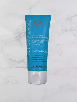 100% Authentic Moroccanoil Weightless Hydrating Hair Mask 2.53 Oz / 75 Ml • $17.50