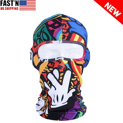 $5.89 • Buy Unisex Balaclava Face Mask UV Protection Ski Sun Hood Tactical Mask For Outdoor