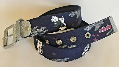 £25 • Buy DISNEY Fashion Belt Minnie Mouse Glitter Diamonte Rivets Made In Italy GIFT 