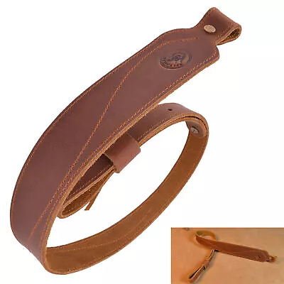 Wayne's Dog Leather Rifle Sling & Shotgun Strap Shoulder Sling Cowboy Hunting • $23.99