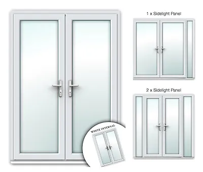 UPVC French Doors / Made To Measure / White Black Chartwell Green Grey  • £643.50