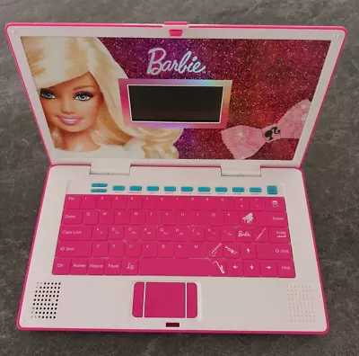 Barbie Learning Laptop Computer Oregon Scientific Mattel BN68-12 12  Working • $49.95