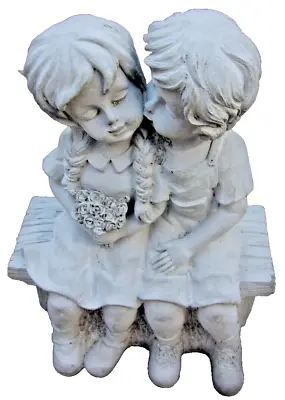 Latex Concrete Mold Kids On Bench Cement Plaster Rubber Mould 7 H X 6 W X 3.75  • $169.95