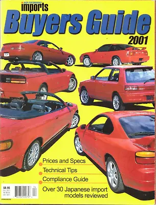 High Performance Imports Buyers Guide 2001 Toyota Soarer Supra Mr2 Sera Nissan • $25