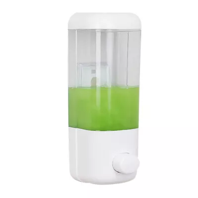  Soap Dispenser Plastic Hand Wash Wall Mounted Holder Kitchen • £11.49