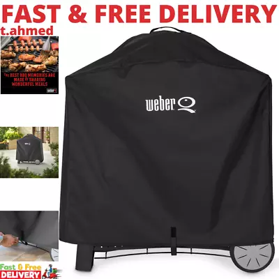BBQ Grill Cover For Weber Q Series Q2000 Q2200 Q3100 Q3200 Barbeque • $105.99