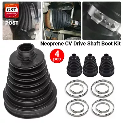 4pcs CV Drive Shaft Boot Kit/Universal Round Clamp Replacement Set HOT • $30.36