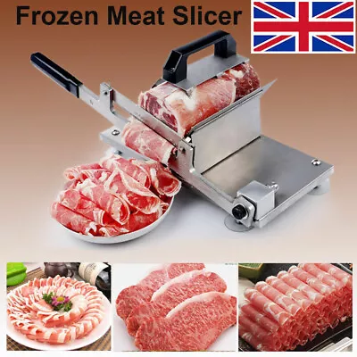 £17.75 • Buy New Manual Frozen Meat Slicer Mutton Roll Food Slicer Manual Slicing Cutter UK