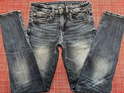 American Eagle Men’s Skinny Flex Fit Blue Jeans 28x32 • $22.99