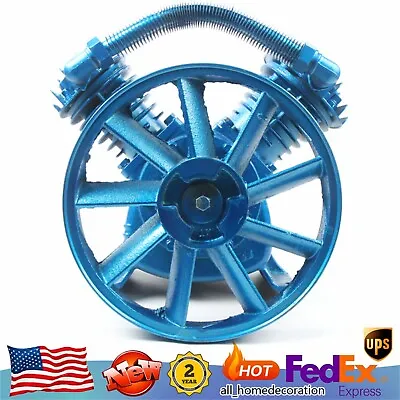 5HP V Style 2-Cylinder Air Compressor Pump Motor Head Double Stage 175PSI • $213.75