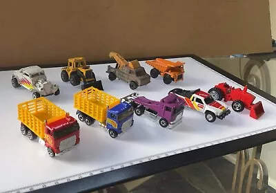 Different Models Construction Cars . Small . Set Of 9  Pieces .metal • $50