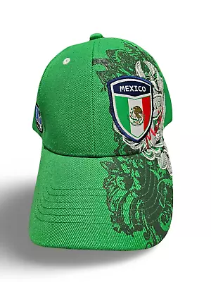 Mexico International Soccer Football Team Adjustable Green Color Hat Cap • $15