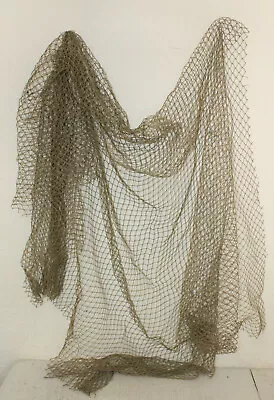 5x10 Authentic Used Fishing Net Vintage Fish Netting Nautical Maritime Decor • $24.99