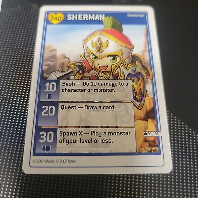 Sherman 240Hp MapleStory Card 2007 Wizards/Neon • $19