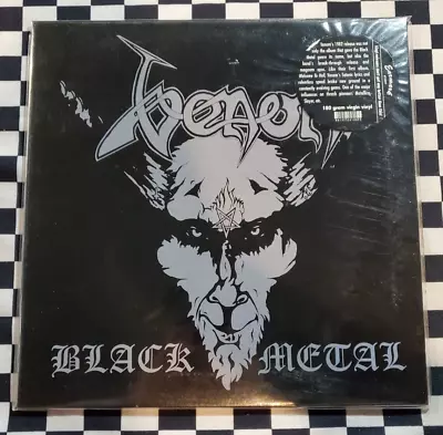 Black Metal LP By Venom Vinyl 2003 Italian Import VG+ 41009 Earmark • $40