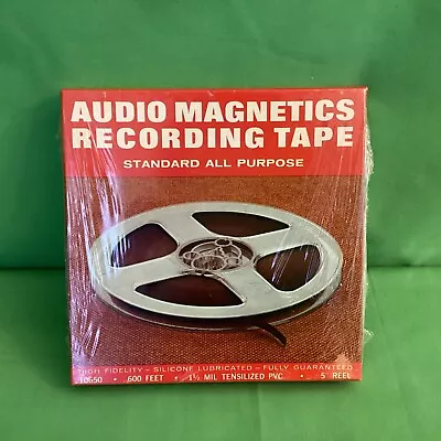 Audio Magnetics Recording Tape In Sealed Box 600 Ft 5  Reel • $19.99