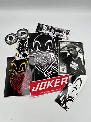 Mister Cartoon Joker Brand Estevan Oriol Photo Tattoo Art Sticker Decal Lot • $19.99