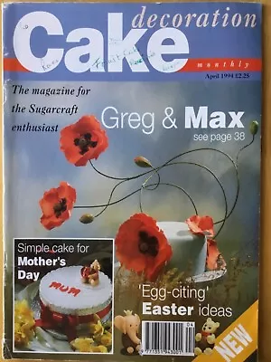 Cake Decoration - April 1994 - Mothers Day Cake  - Easter Ideas • £5.99