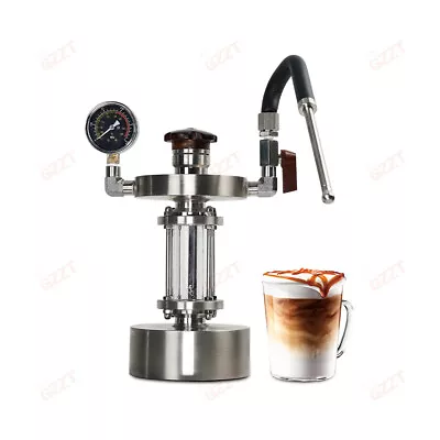 Commercial Milk Steamer Frother Coffee Milk Frother Extractor Vintage Style 0.7L • $341.44