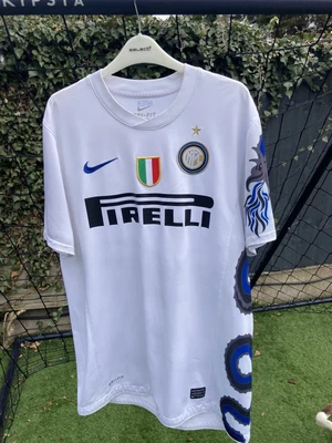 £119.99 • Buy Inter Milan White Away Large Mens Football Shirt Dragon Nike