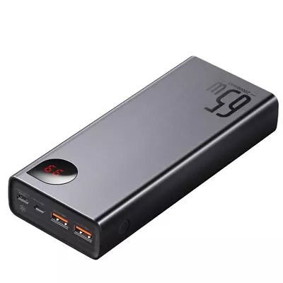 Baseus 65W Fast Charging Power Bank 20000mAh Battery Charger Für IPhone Macbook • £21.99
