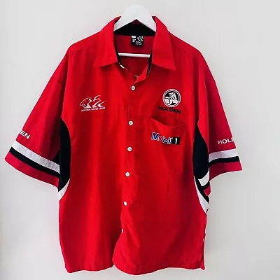 Holden HSV Mobil 1 Racing Team Button Up Shirt - Mens Size 3XL - Aus Postage • $44.90