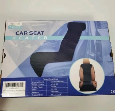 Universal Car Seat Heater Warmer Safety Heated Seat Cover With Auto Shut Off • $19.99