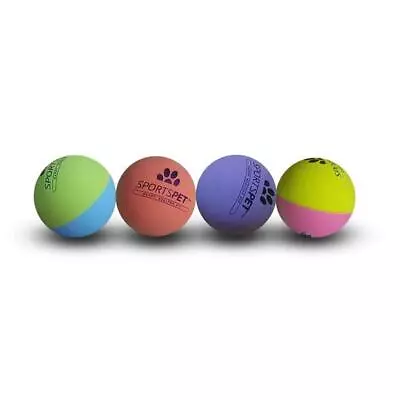 £8 • Buy Sportspet High Bounce Ball Natural Rubber Dog Accessory Fetch Activity Game