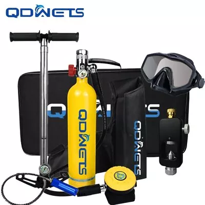 Scuba Equipment Oxygen Cylinder Underwater Breathing Portable Tank Refillable • $386.37