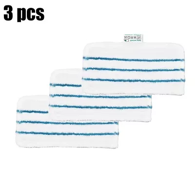 Heavy Duty Microfibre Mop Pads For Beldray BEL01097 Steam Cleaner (Set Of 3) • $23.09