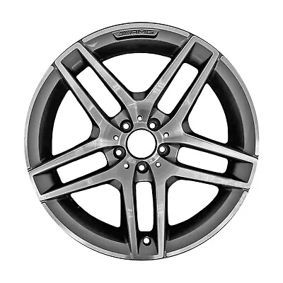 19x9.5 5 Double Spoke Used Rear Alloy Wheel Machined & Painted Silver 560-85350 • $290.89