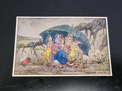 Margaret Tempest Artist Signed Shelter From The Rain Postcard  PK92 • $4.27