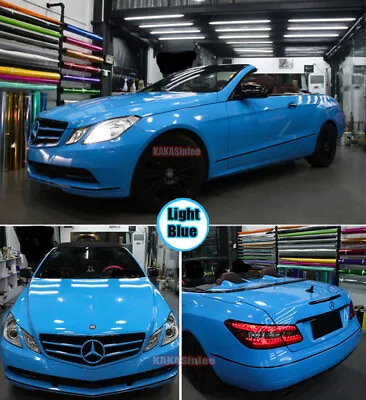 Blue / Chameleon Pearl Metal Mirror Satin Glitter Car Vinyl Wrap Sticker - HDUS • $30.55