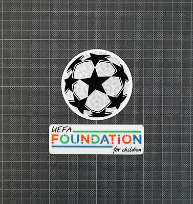 UEFA Champions League Starball & Foundation For Children Patches 2021-2024 • $10.11