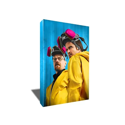 BREAKING BAD Walter White And Jesse Poster Photo Painting Artwork On CANVAS Art • $208