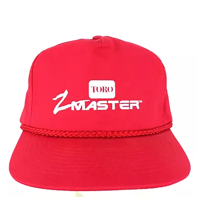 Vtg Toro Z Master Lawnmowers Hat Spell Out Logo Snap Back Trucker Baseball Cap • $68.51