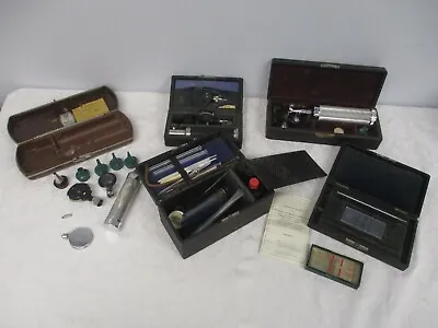 Vintage Medical Devices Welch Allyn Otoscopes Cystoscope Hemacytometer & More • $120