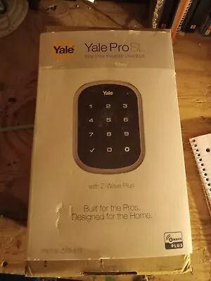 Yale Pro SL Keypad Deadbolt Z-Wave Key-Free Smart Lock (YRD136-ZW2 619) NEW • $150